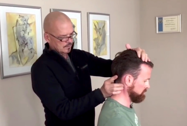 Chiropraktiker Craig Cain und Kai Haselmeyer